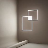Perenz Cross plafoniera LED dimmerabile bianca o nera - due misure con luce regolabile 3000K 4000K 6000K Perenz Lampade da soffitto