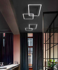 Perenz Cross plafoniera LED dimmerabile bianca o nera - due misure con luce regolabile 3000K 4000K 6000K Perenz Lampade da soffitto