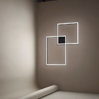 Perenz Cross plafoniera LED dimmerabile bianca o nera - due misure con luce regolabile 3000K 4000K 6000K Perenz Lampade da soffitto