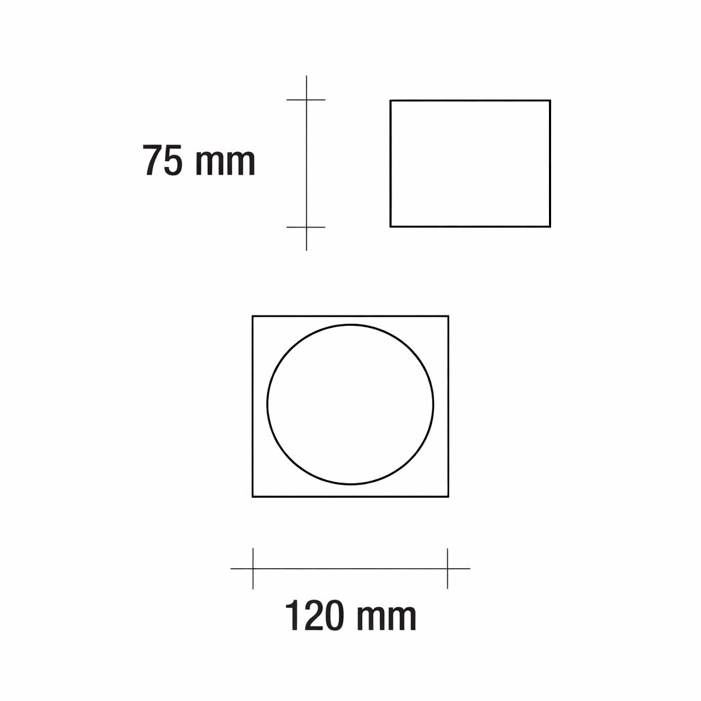 Vivida Cube Square plafoniere LED interne 3000 K