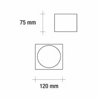 Thumbnail for Vivida Cube Square plafoniere LED interne 3000 K