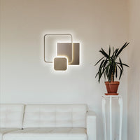 Luminascente Decline 3 - plafoniera LED quadrata 60W luce uniforme Luminascente Lampade da soffitto
