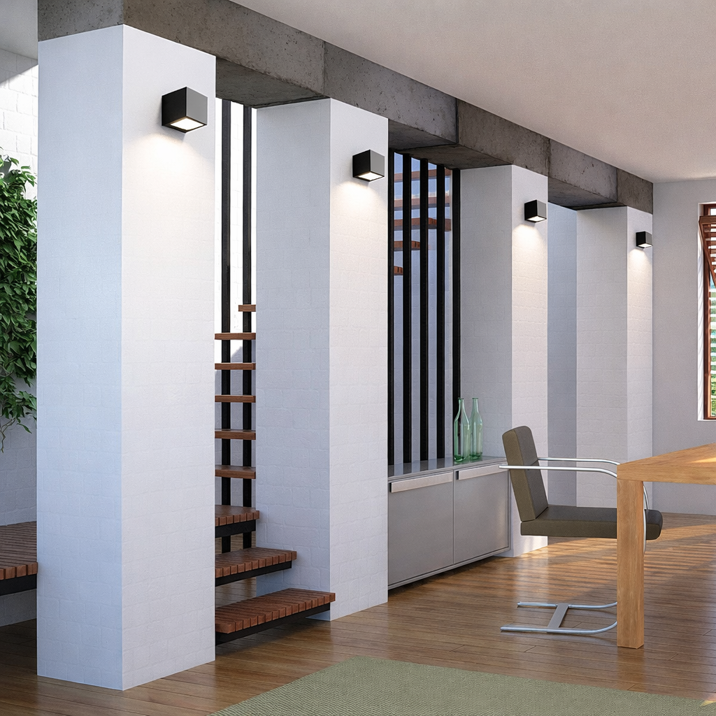 Dm3 5W Led 6W 425Lm 3000°K Boluce illuminazione Lampade da parete esterno