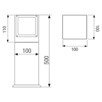 DM3  STELO Lampada LED 2x4W 3000K