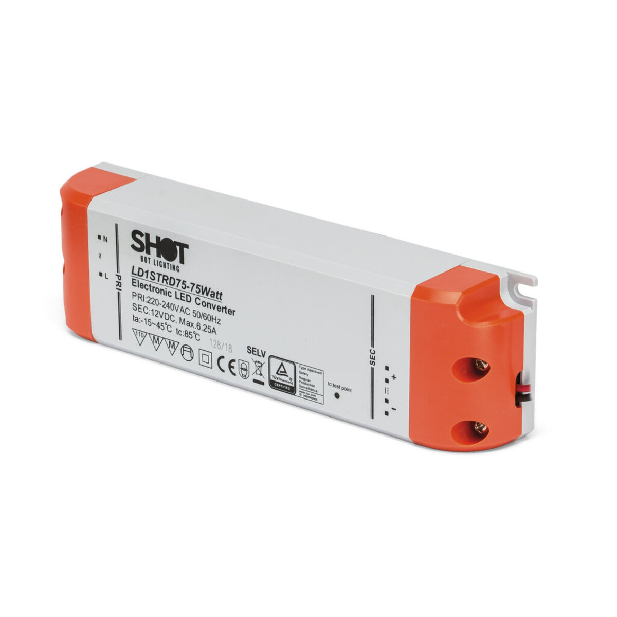 LED Strip Driver 24V 60Wmax Shot Profili Driver Strip Led