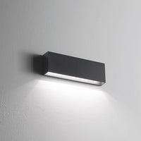 Applique e-sealed - isyluce mm 240x80x41 led 6w ip65 bianco / antracite Isyluce Lampade da parete esterno