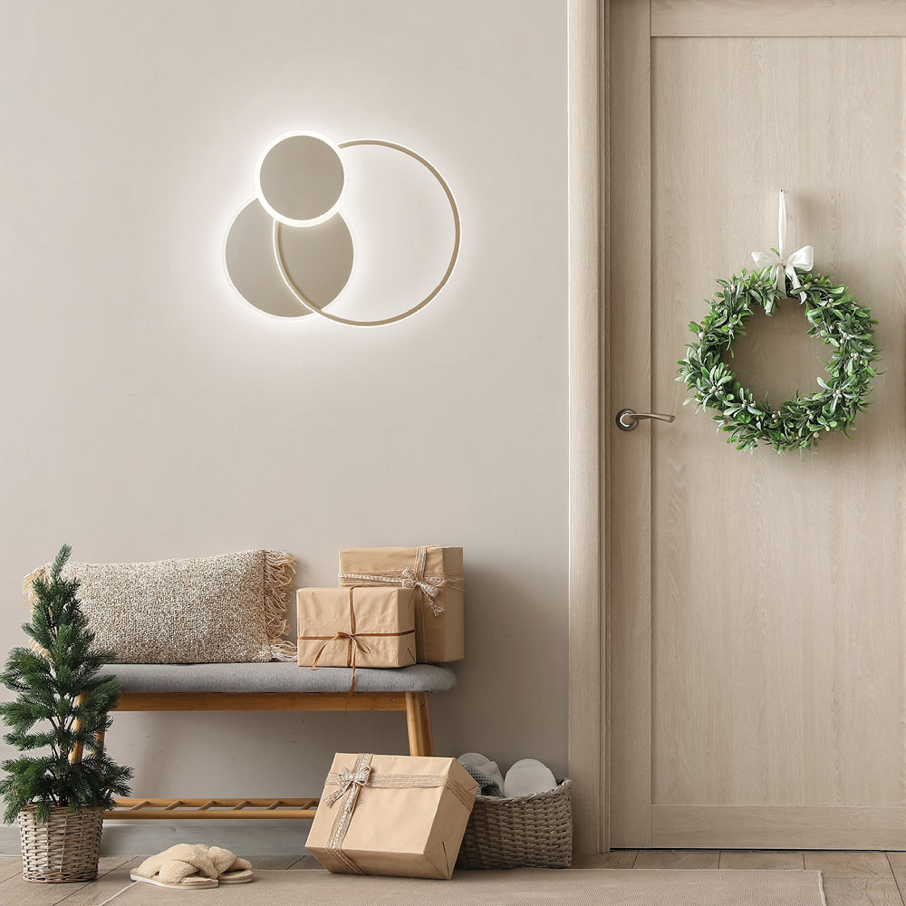 Luminascente Eclipse 3 - plafoniera LED 60W sagomata in due finiture Luminascente Lampade da soffitto