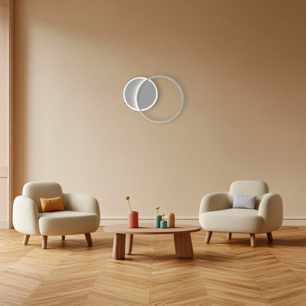 Luminascente Eclipse 2 - plafoniera LED 50W CCT selezionabile bianco o sabbia Luminascente Lampade da soffitto