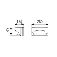 Boluce Enco - applique da esterno E27 o LED integrato Boluce illuminazione Lampade da parete esterno