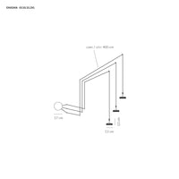 Vivida Enigma - sospensione 1, 3 e 6 luci GX53 antracite