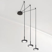 Vivida Enigma - sospensione 1, 3 e 6 luci GX53 antracite