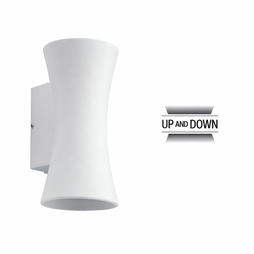 Vivida Flute VOD 67_14 - applique LED 2x7W IP54 BI DG Vivida luce Lampade da parete esterno
