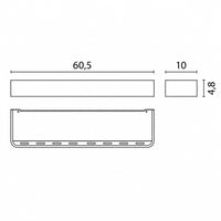 Frame cri90 disponibile in vari colori Rotaliana Lampade da parete interno