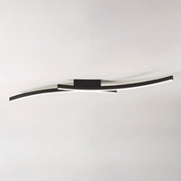 Vivida International Hyperbola - plafoniera LED design geometrico bianco nero sabbia