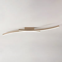 Vivida International Hyperbola - plafoniera LED design geometrico bianco nero sabbia