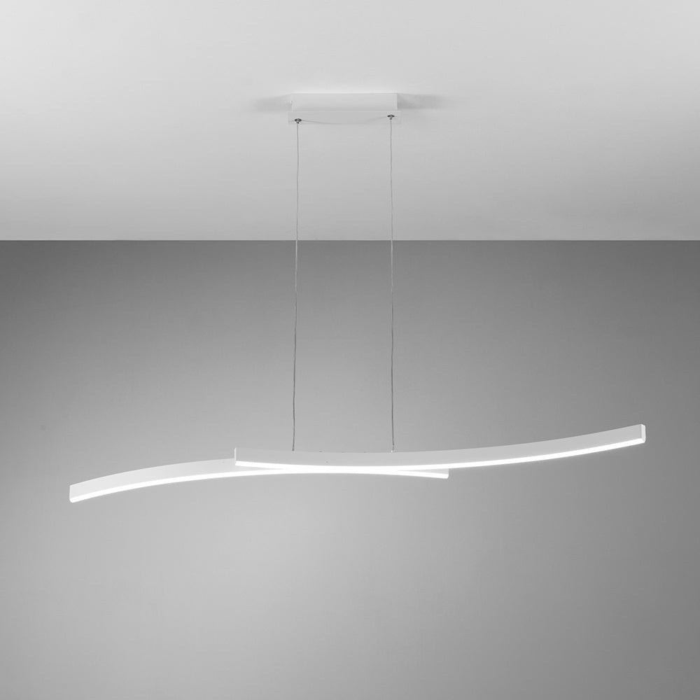 Vivida International Hyperbola - sospensione LED design (bianco, nero, sabbia)