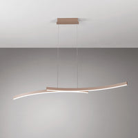 Vivida International Hyperbola - sospensione LED design (bianco, nero, sabbia)