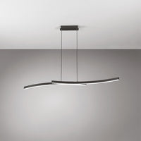 Vivida International Hyperbola - sospensione LED design (bianco, nero, sabbia)