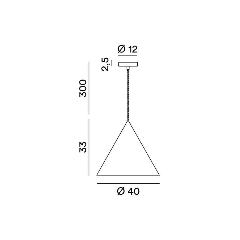 Perenz Iconic – sospensione metallo Ø 30/40/50 cm, finiture multiple