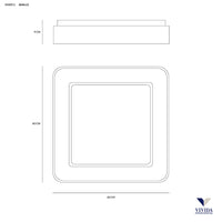 Vivida International Inner S plafoniera LED dimmerabile in 3 misure