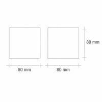 Vivida Iride LED 80x80x80 cm 3000K IP54 Vivida luce Lampade da parete esterno