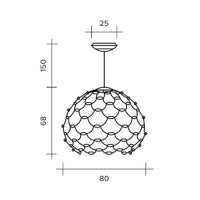 Thumbnail for LAMOI Sforzin illuminazione Sospensione Grande Rame Opaco 2700K