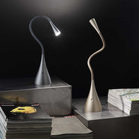 Thumbnail for Lampada da tavolo flex in plastica e metallo  colore oro
