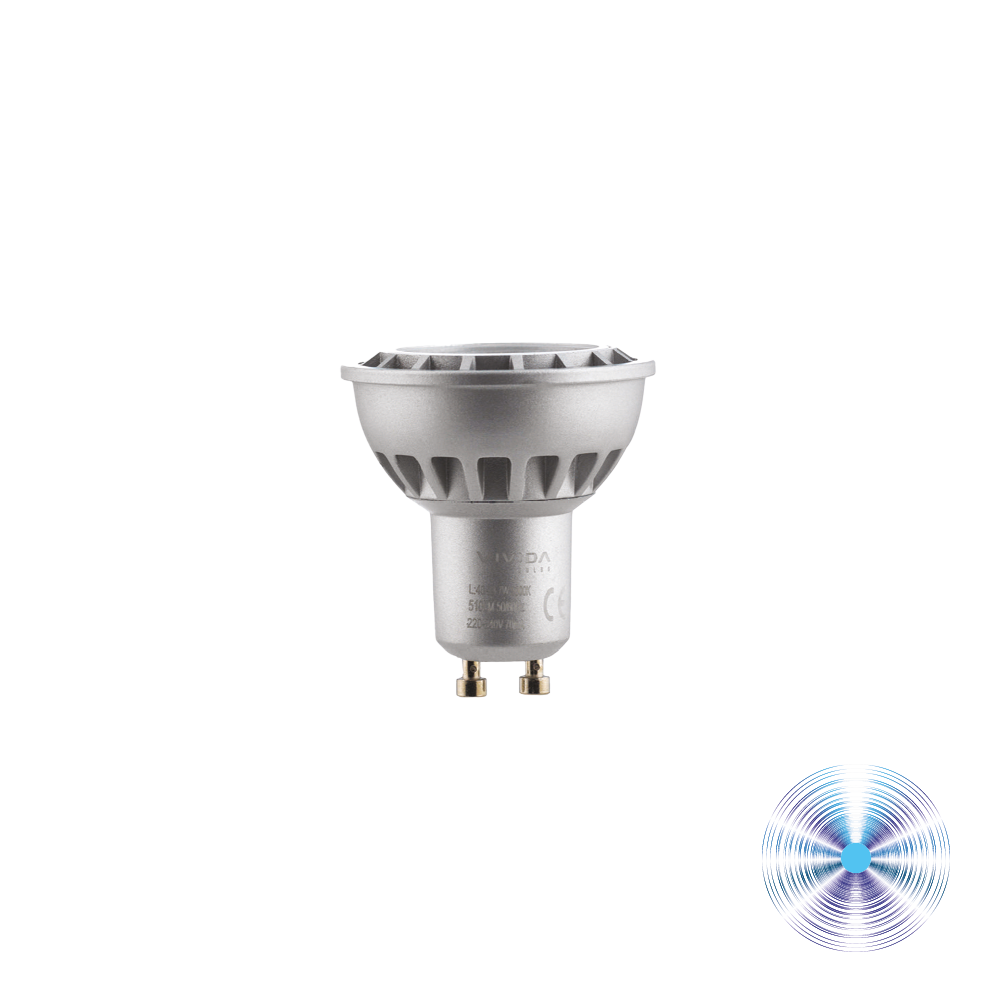 Vivida International Lampadina LED GU10 4W â€“ 3000K/4000K/6000K Vivida bulbs Lampadine e moduli led