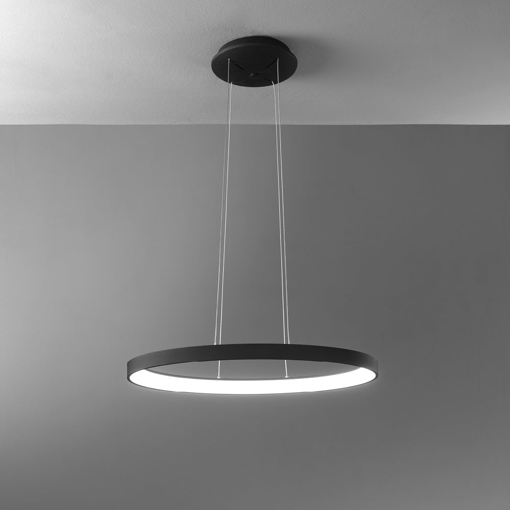 Vivida International Lifering-O - sospensione LED ovale dimmerabile in 3 misure