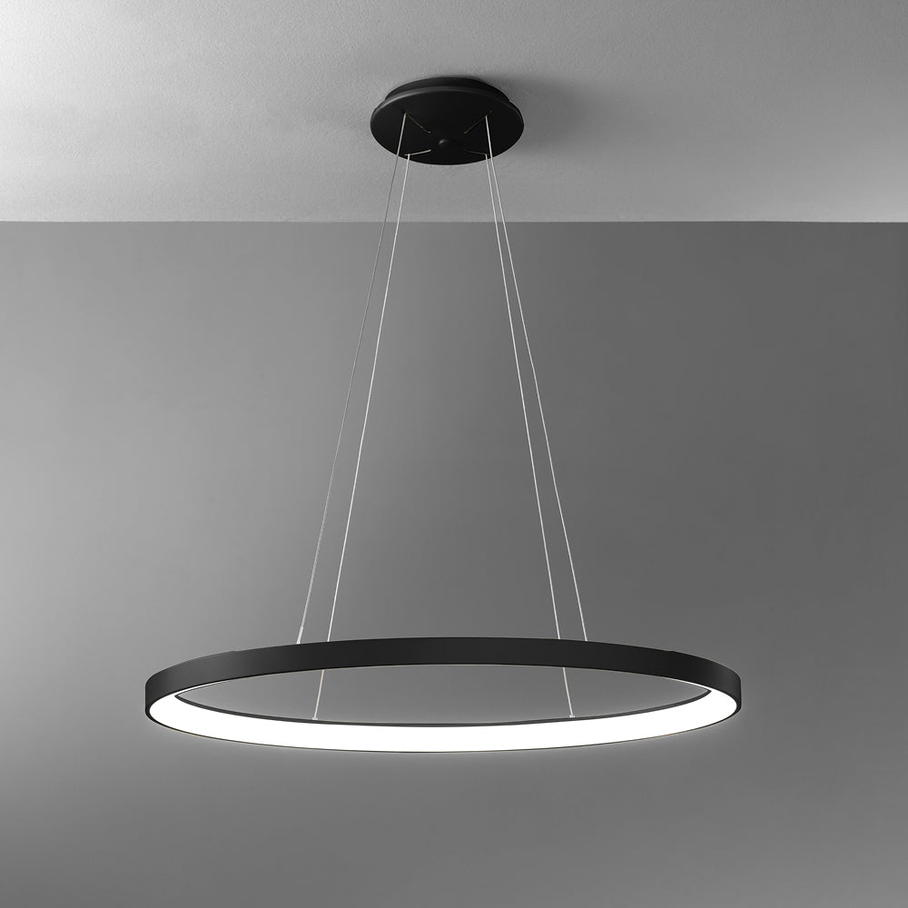 Vivida International Lifering-O - sospensione LED ovale dimmerabile in 3 misure