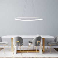 Vivida International Lifering-O - sospensione LED ovale dimmerabile in 3 misure