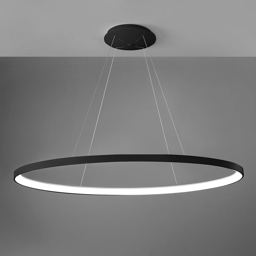 Vivida International Lifering-O - sospensione LED ovale dimmerabile in 3 misure