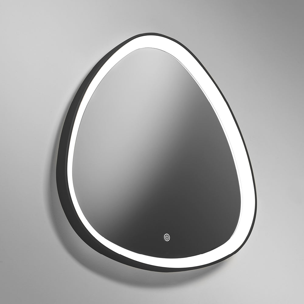 Lifering mirror 25w 3000k black Vivida international Lampade da parete