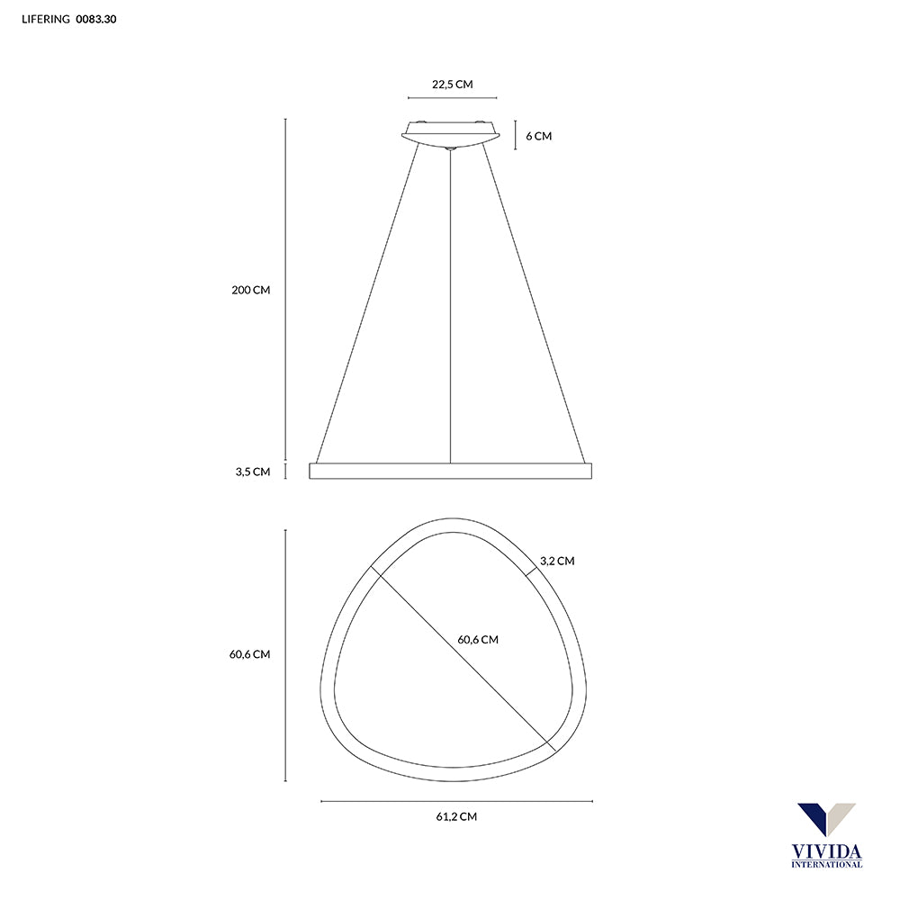 Lifering-Plettro sospensione Vivida international Lampade a sospensione