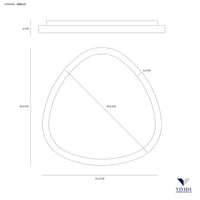 VIVIDA International Lifering-P - Plafoniera LED dimmerabile in più misure