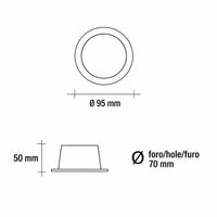 Vivida Loony faretti LED incasso CCT regolabile IP44