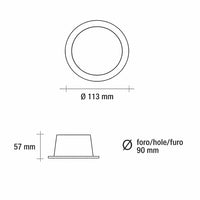 Vivida Loony faretti LED incasso CCT regolabile IP44