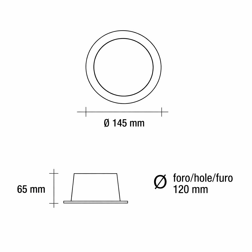 Vivida Loony faretti LED incasso CCT regolabile IP44