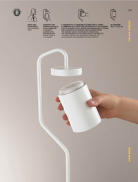 Lampada da tavolo in alluminio verniciato Perenz Lampade da tavolo