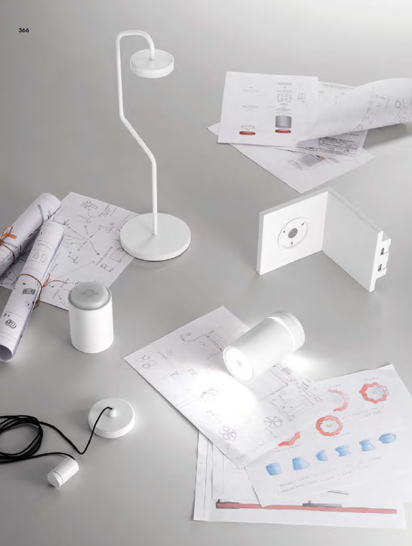 Lampada da tavolo in alluminio verniciato Perenz Lampade da tavolo