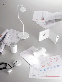 Lampada da tavolo in alluminio verniciato Perenz Lampade da tavolo