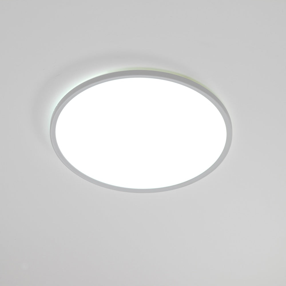 MARTE Plafoniera LED tonda bianca 24W CCT regolabile retroilluminata