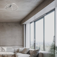 Thumbnail for Vivida International Meridiana (bianco, bronzo, nero, sabbia, titanio) – plafoniera/applique LED dimmerabile CCT Vivida plus Lampade da soffitto