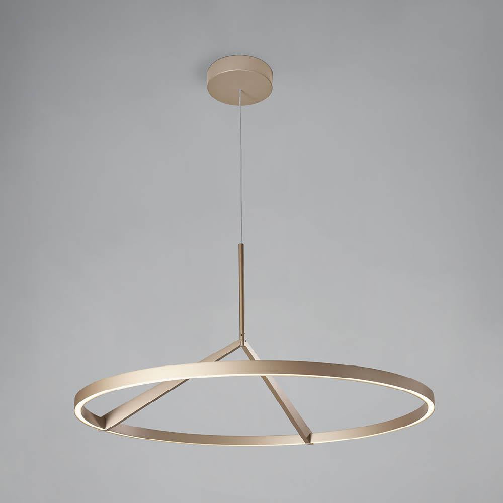Vivida International Meridiana - sospensione LED dimmerabile CCT 3000K-4000K (bianco, bronzo, nero, sabbia, titanio)