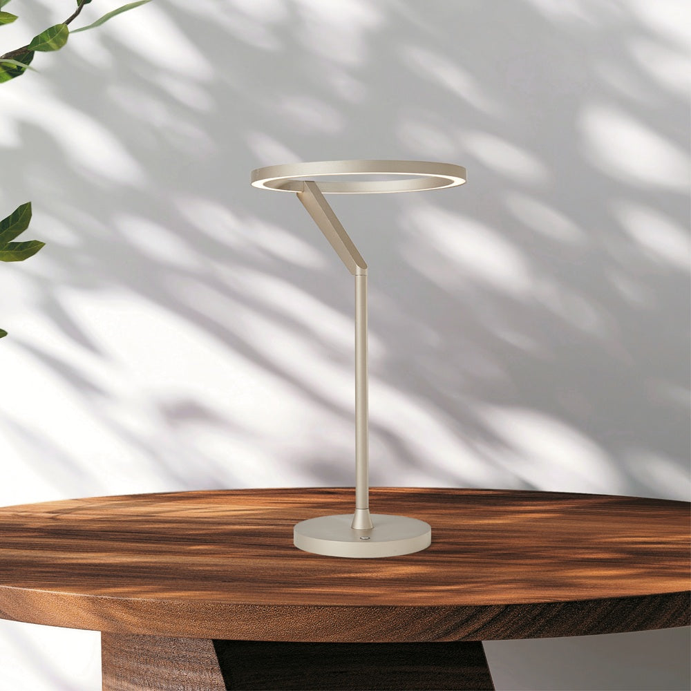 Vivida international meridiana - lampada da tavolo dimmerabile CCT 3000-4000 K (bianco, bronzo, nero, sabbia, titanio) Vivida plus Lampade da tavolo