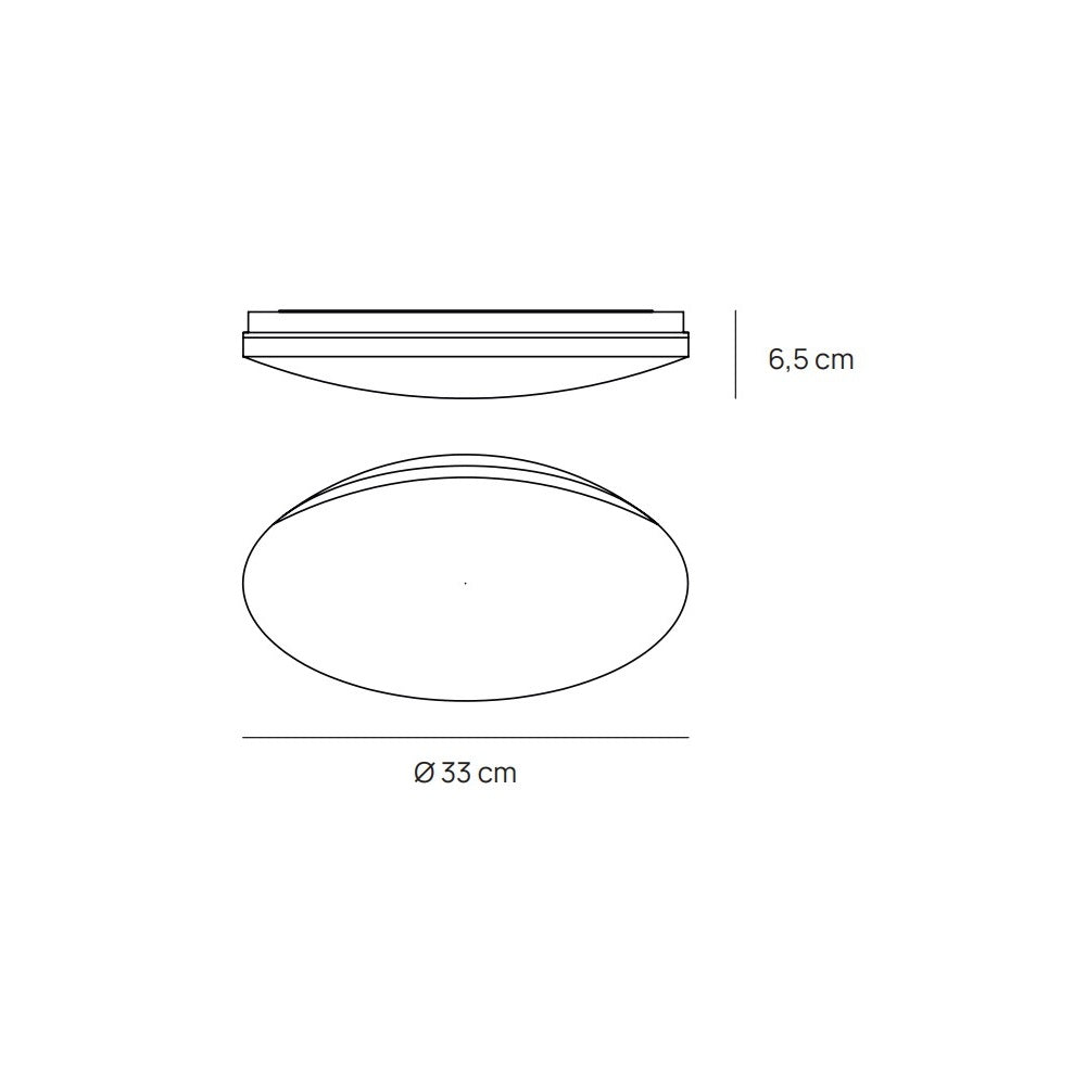 MILLY  Plafoniera LED tonda bianca  24W  CCT regolabile Vivida luce Plafoniere