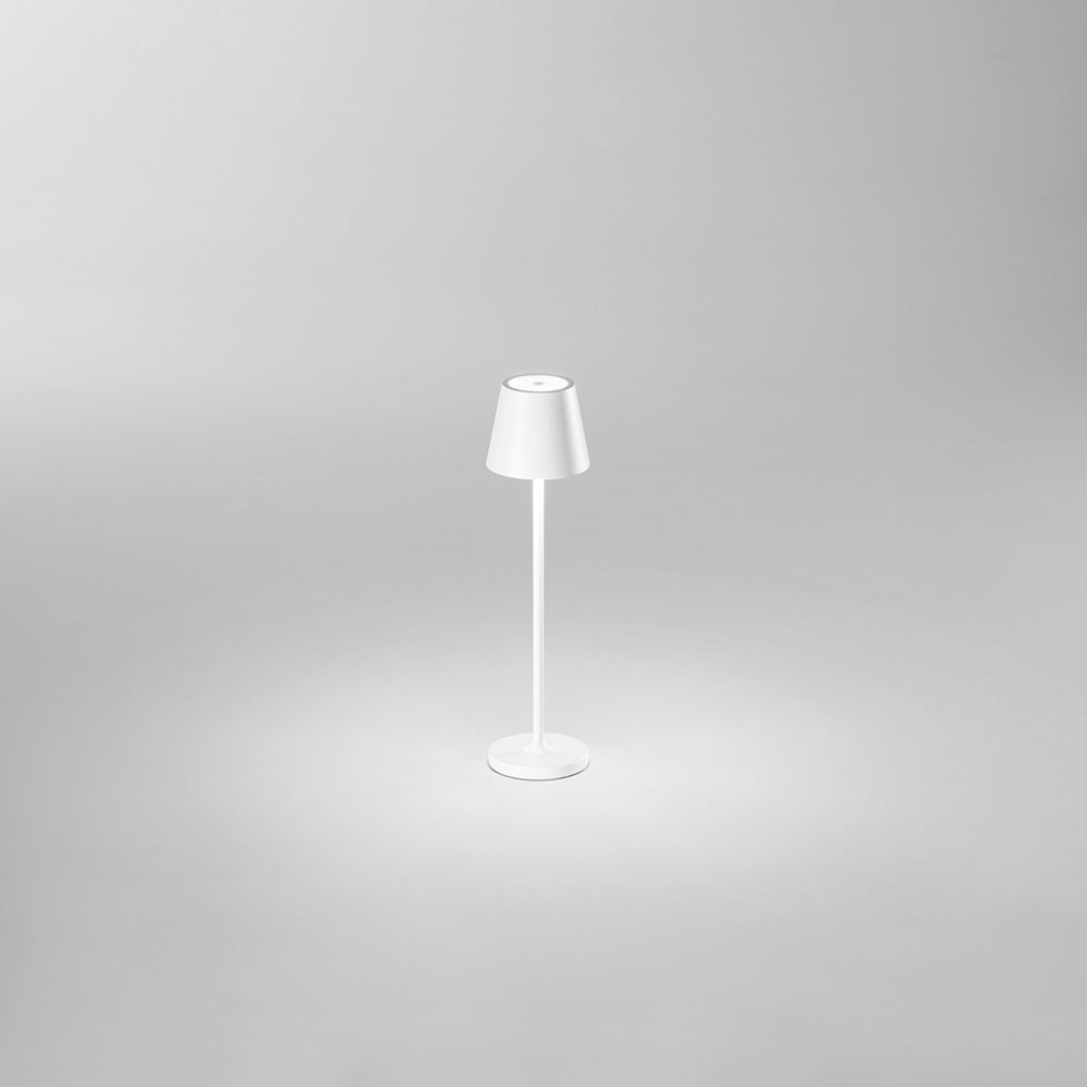 MINI DIVA Lampada da tavolo ricaricabile a batterie in alluminio pressofuso verniciato a polvere per uso interno/esterno Perenz Lampade da tavolo