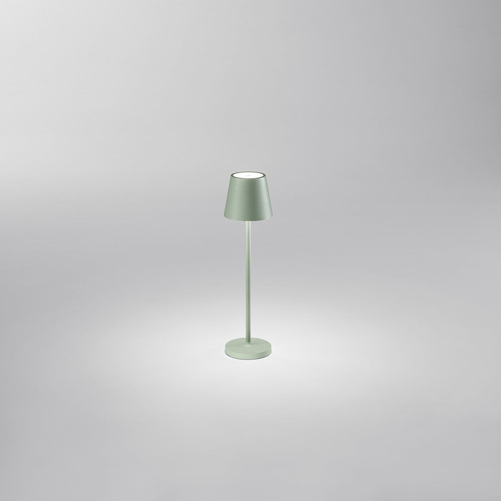 MINI DIVA Lampada da tavolo ricaricabile a batterie in alluminio pressofuso verniciato a polvere per uso interno/esterno Perenz Lampade da tavolo