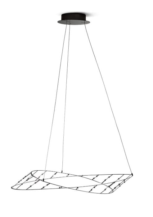 Tesa nera sospensione piccola (ULTIMI DISPONIBILI - N°1 ) Sforzin illuminazione Lampade a sospensione