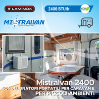 Thumbnail for Mistralvan 2400: Climatizzatore Portatile Split - Freschezza Portatile per Ambienti Piccoli Mistralvan Materiale elettrico